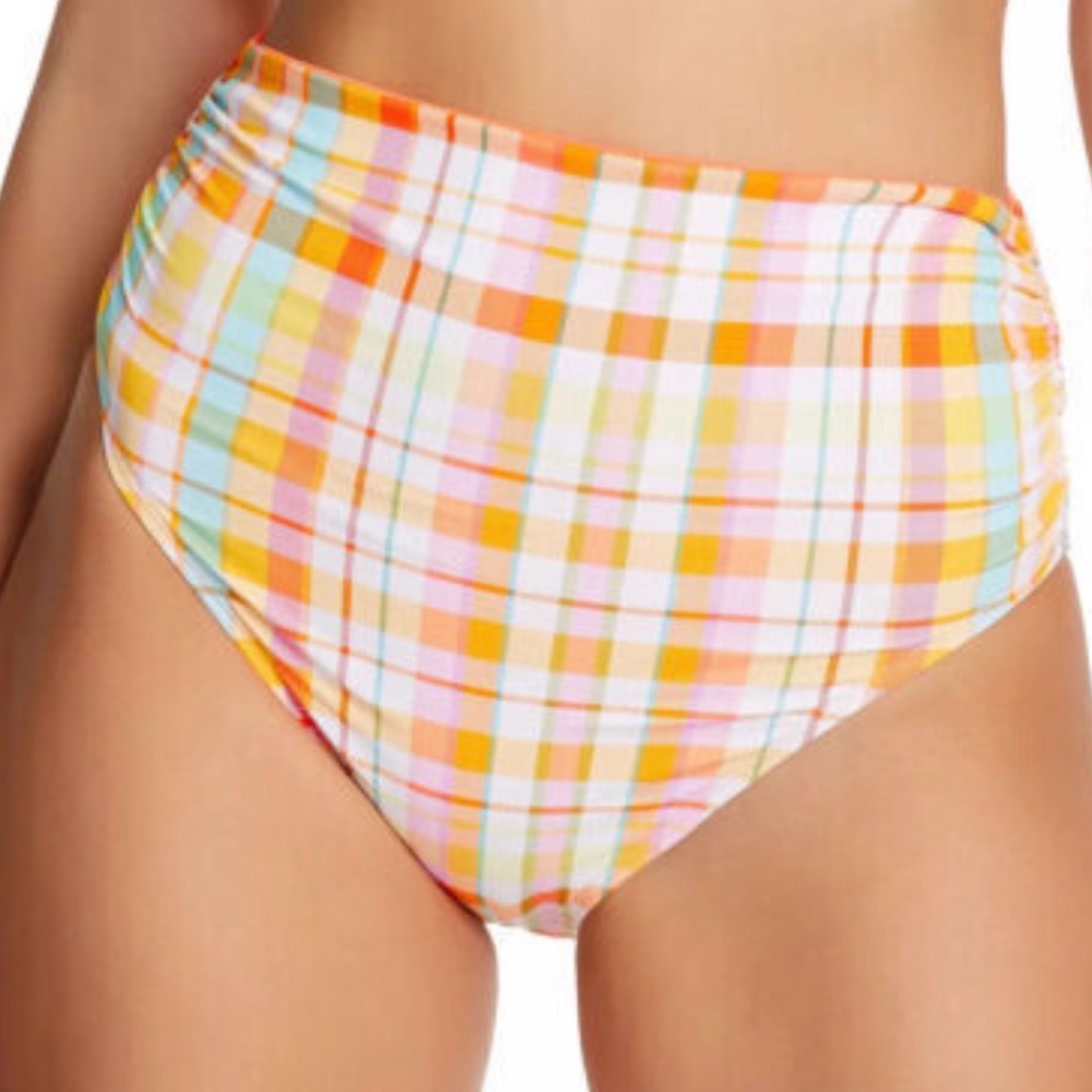 Blue Rod Beattie Hip to be Square Bikini Bottoms